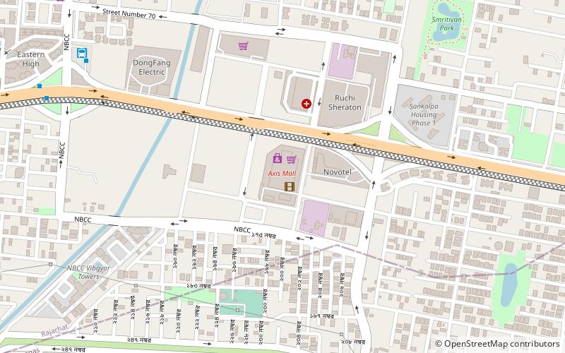 Axis Mall location map