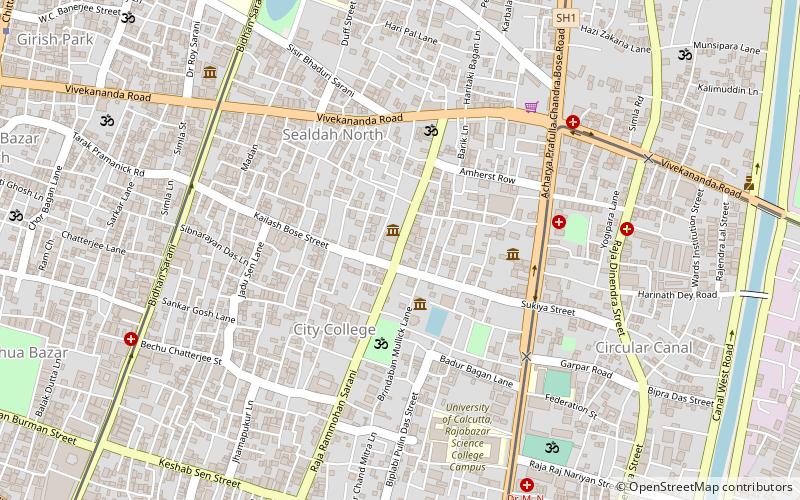 rammohan college kalkutta location map