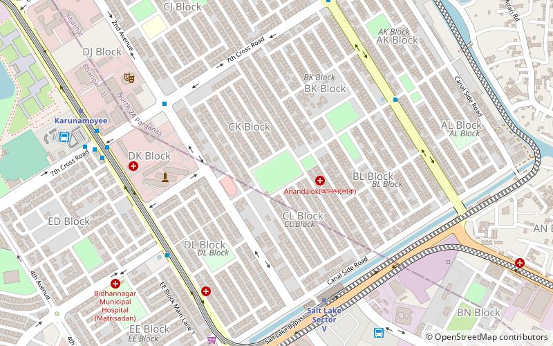 ckcl park kolkata location map