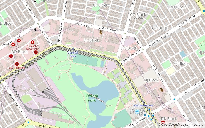 bidhannagar college kolkata location map