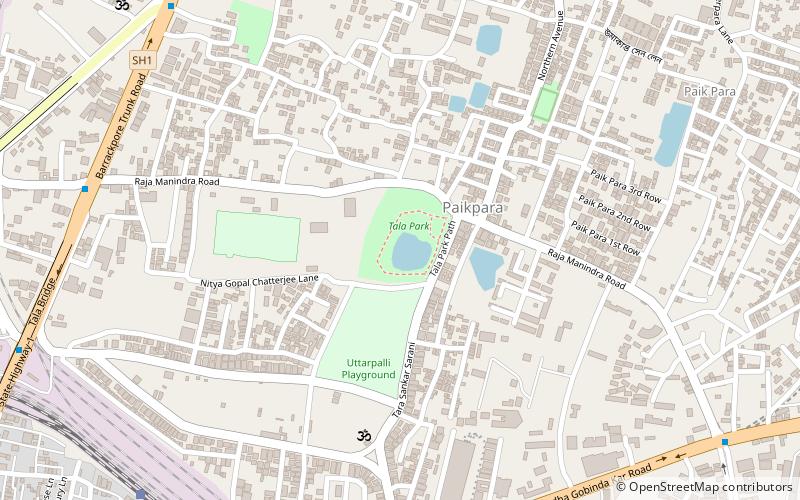tala park kolkata location map
