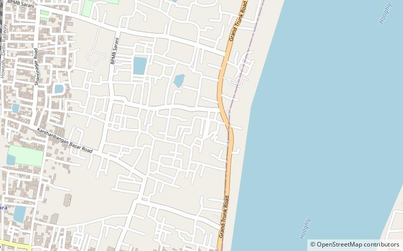 Uttarpara location map