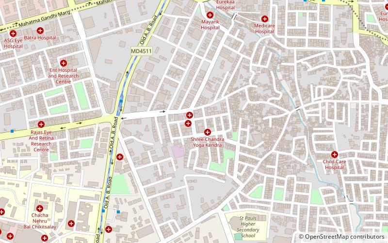 geeta bhawan indore location map