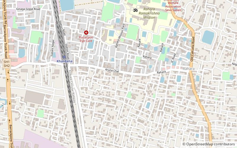 rahara calcuta location map