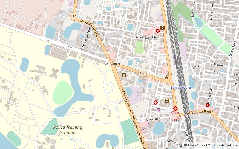 Serampore location map