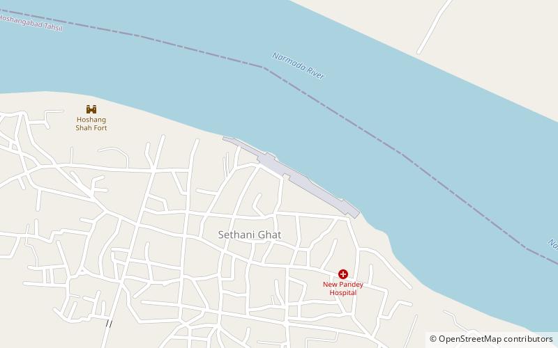 Sethani ghat location map
