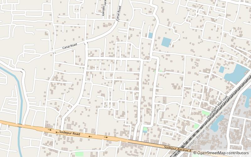 hridaypur calcuta location map