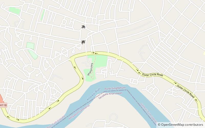 bhatia park jamshedpur location map