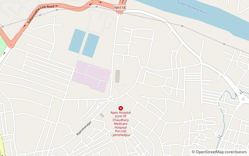 mahatma gandhi memorial medical college jamshedpur location map