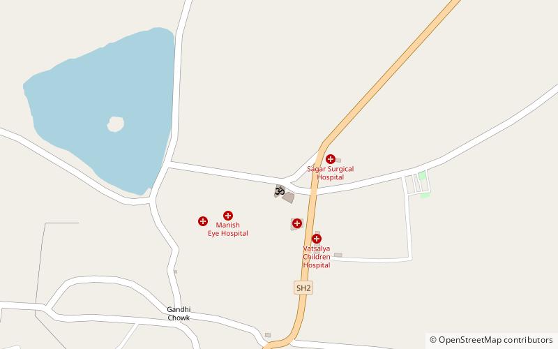 Balasinor location map