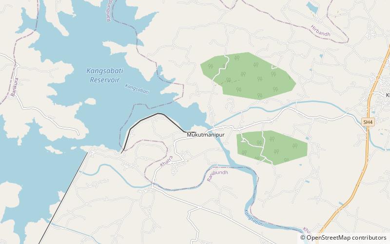 Mukutmanipur location map