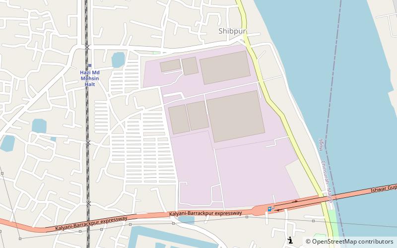 bansberia kalyani location map