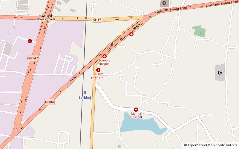 sarkhej ahmedabad location map