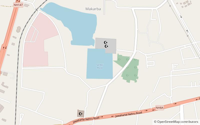 Sarkhej Roza location map