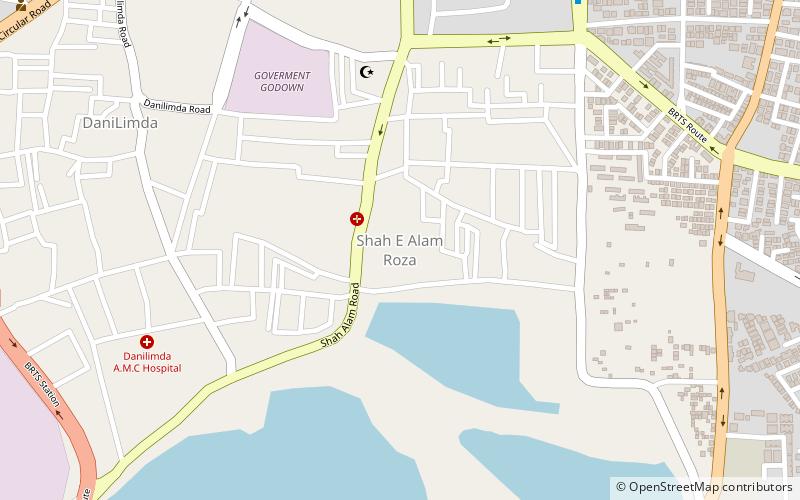 alam roza ahmedabad location map