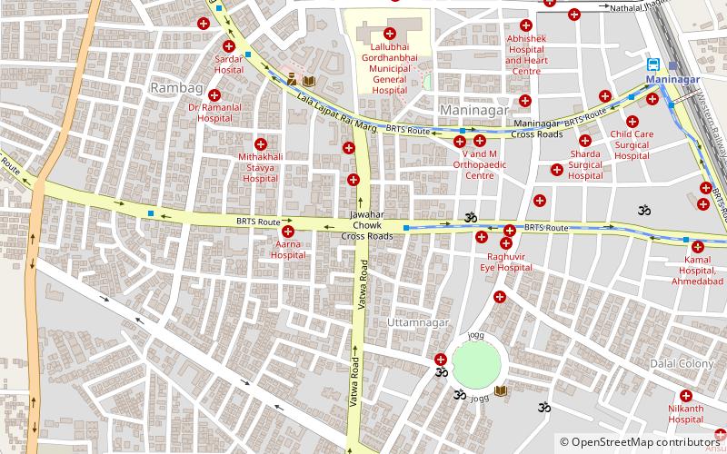 jawahar chowk ahmedabad location map