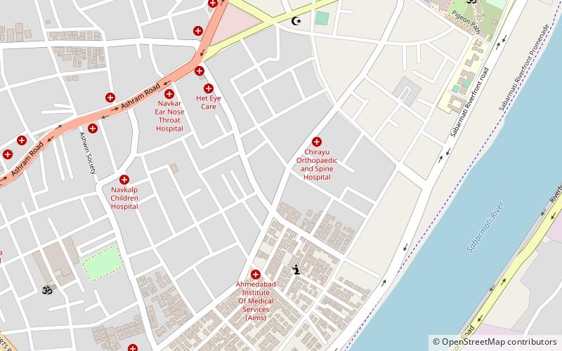 paldi ahmadabad location map