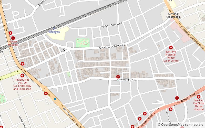shardanagar ahmedabad location map