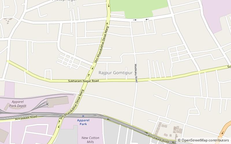 rajpur gomtipur ahmedabad location map