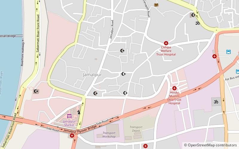 haibat khans mosque ahmedabad location map