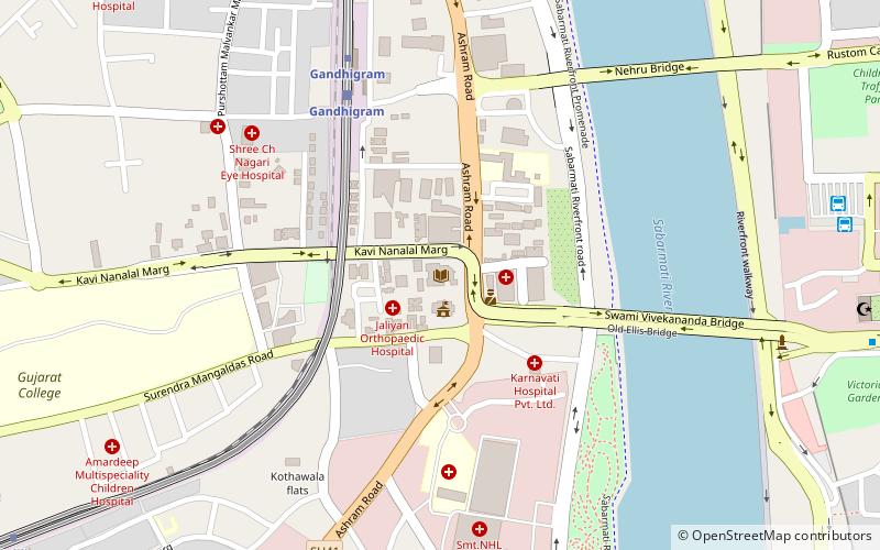 M. J. Library location map