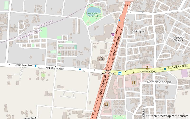 ISKCON Temple Ahmedabad location map