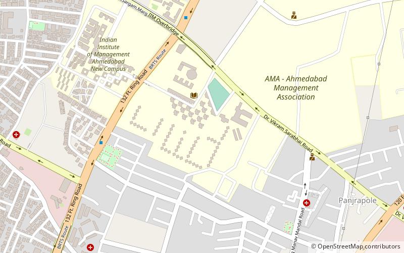 Indian Institute of Management Ahmedabad location map