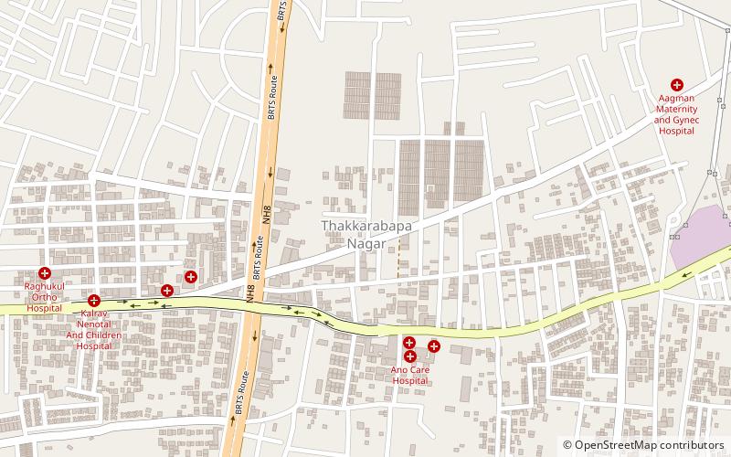 thakkar bapanagar ahmedabad location map