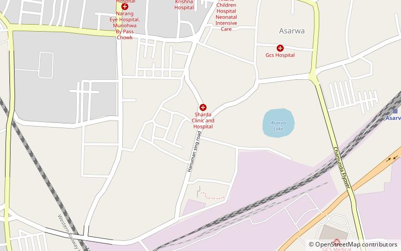 asarwa chakla ahmadabad location map