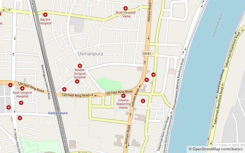 saiyad usman mosque ahmedabad location map