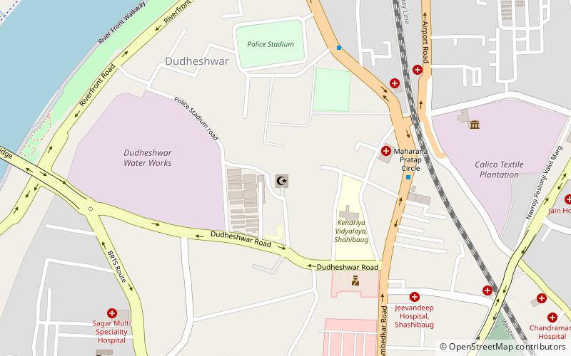 dariya khans tomb ahmedabad location map
