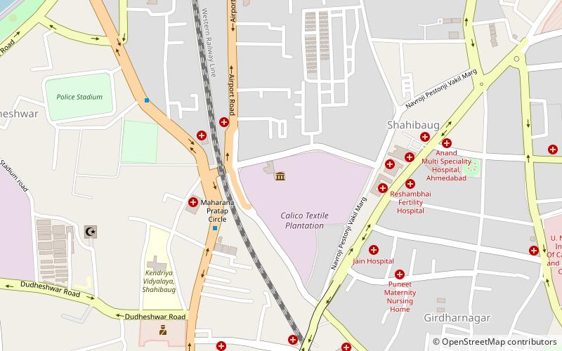 calico textile museum ahmadabad location map