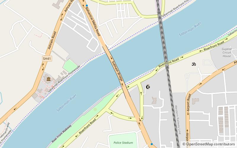 Subhash Bridge location map