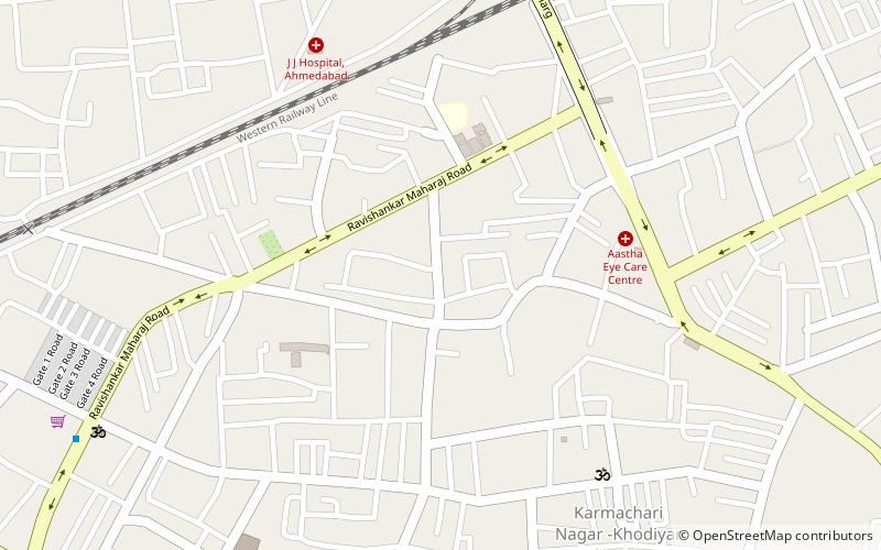 Ghatlodiya location map