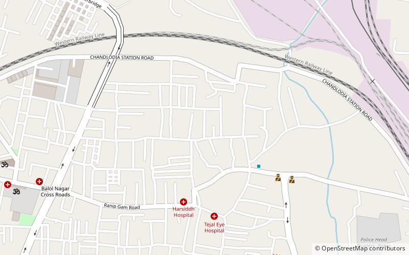 Khodiyarnagar location map