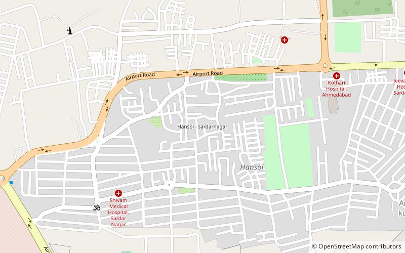 sardarnagar ahmedabad location map