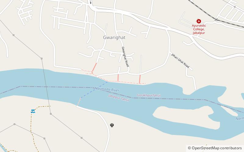 gwari ghat jabalpur location map