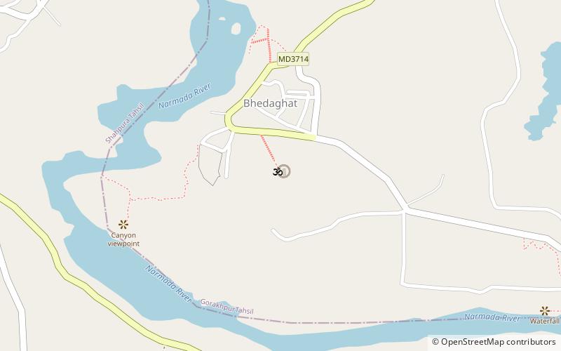 Chausath Yogini Temple location map
