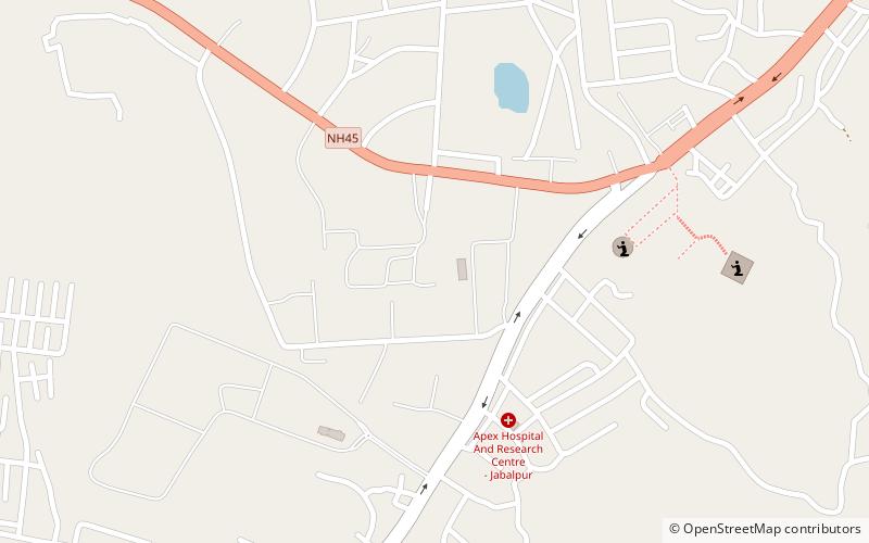 netaji subhash chandra bose medical college jabalpur location map