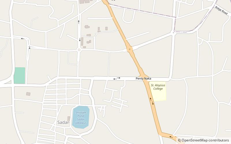 garrison ground jabalpur location map