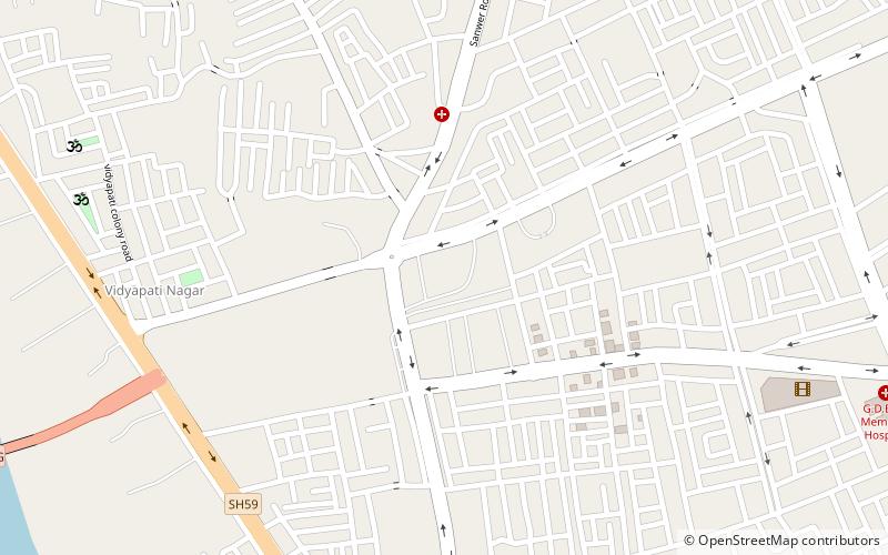 Nana Kheda Inter State Bus Terminal location map