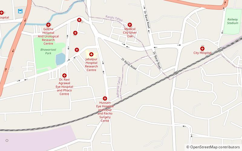 jabalpur division location map