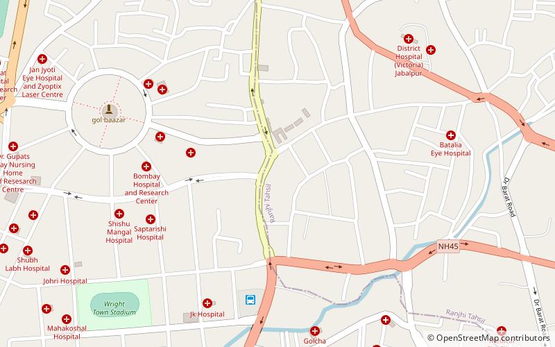 mata gujri mahila mahavidyalaya jabalpur location map