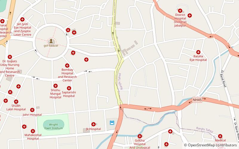 guru gobind singh khalsa school jabalpur location map
