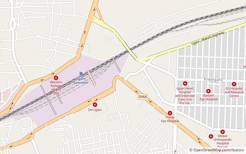 kaliadeh palace ujjain location map