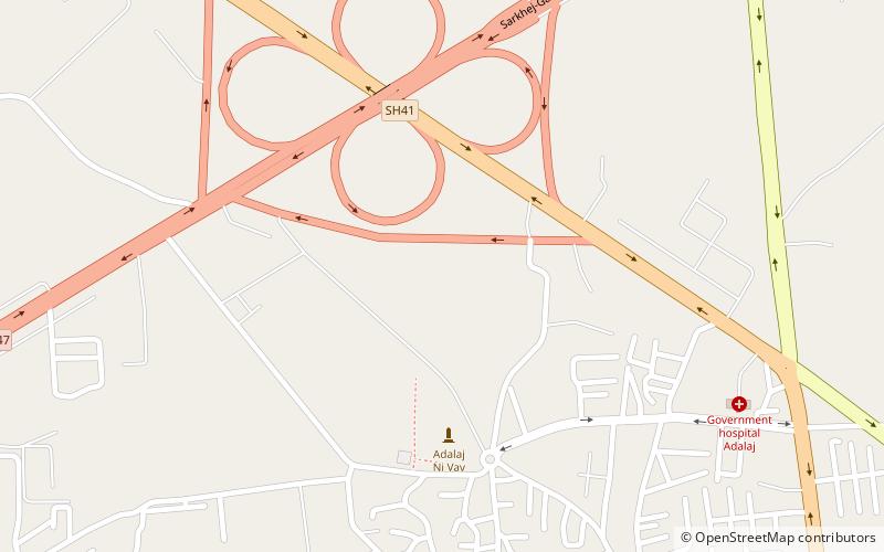 Adalaj location map