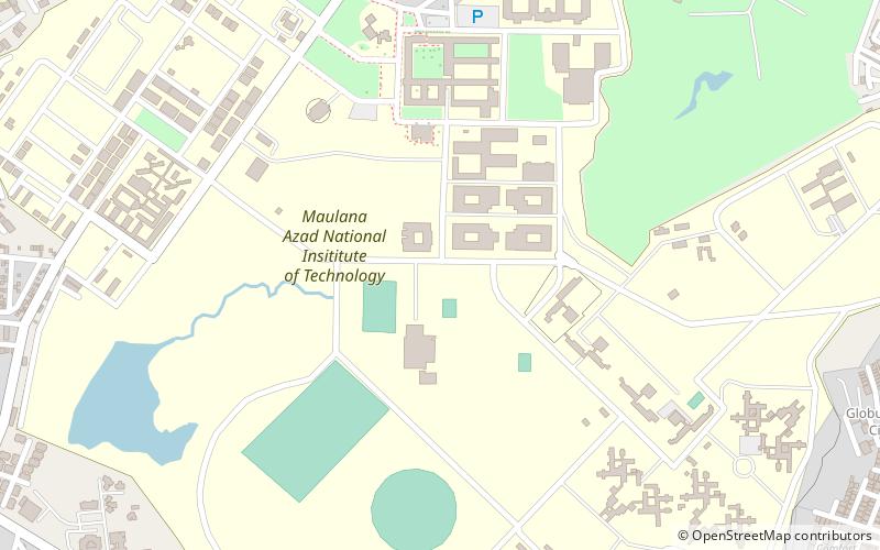 Maulana Azad National Institute of Technology location map