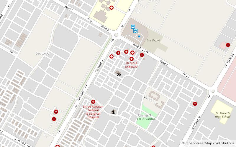 shiv temple gandhinagar location map