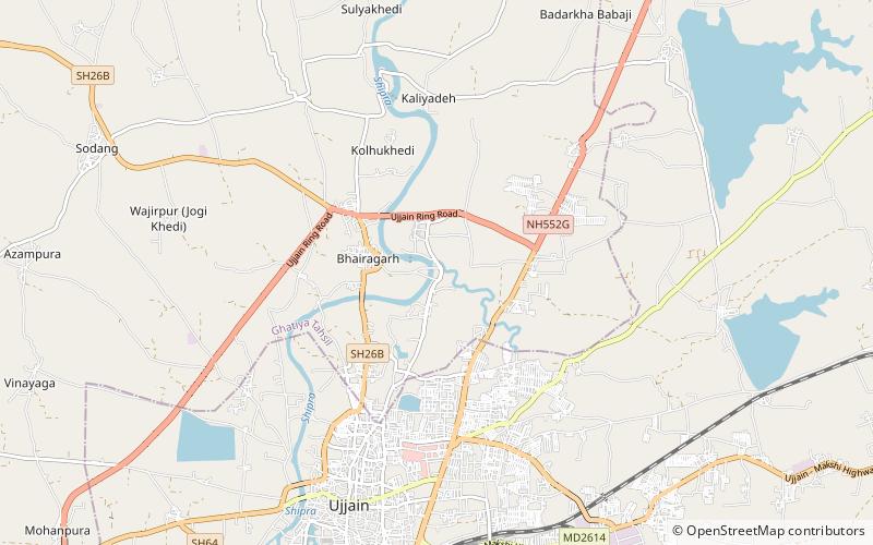 mangalnath temple ujjain location map