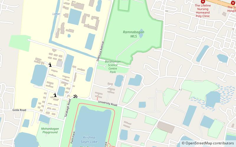 University of Burdwan location map
